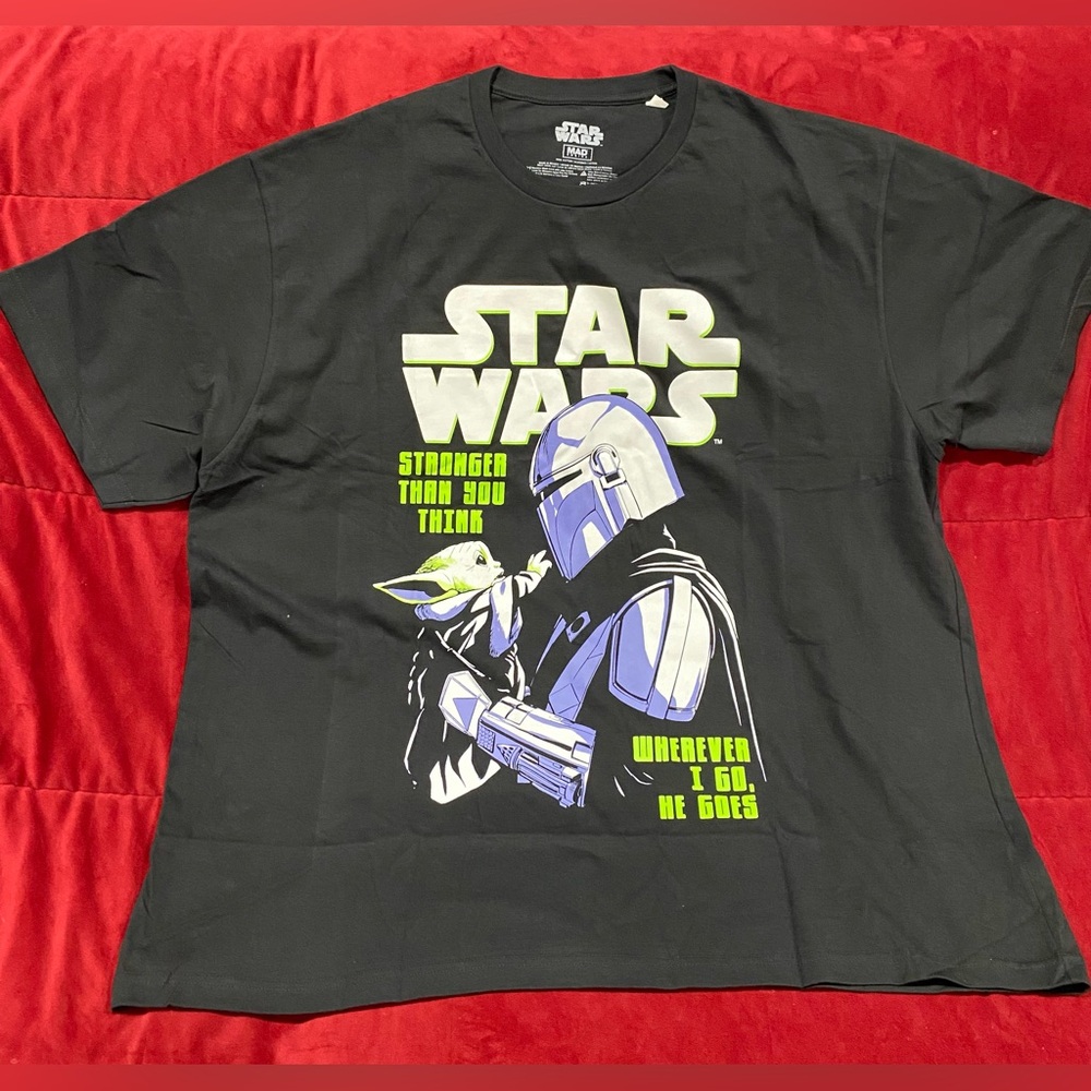 New Star Wars T shirt black 4XL
